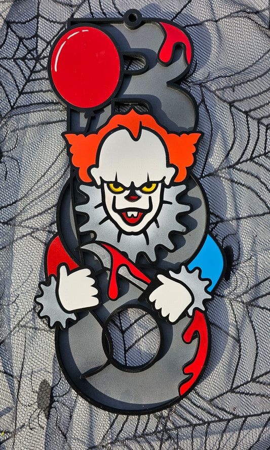Boo Door Hanger, Clown