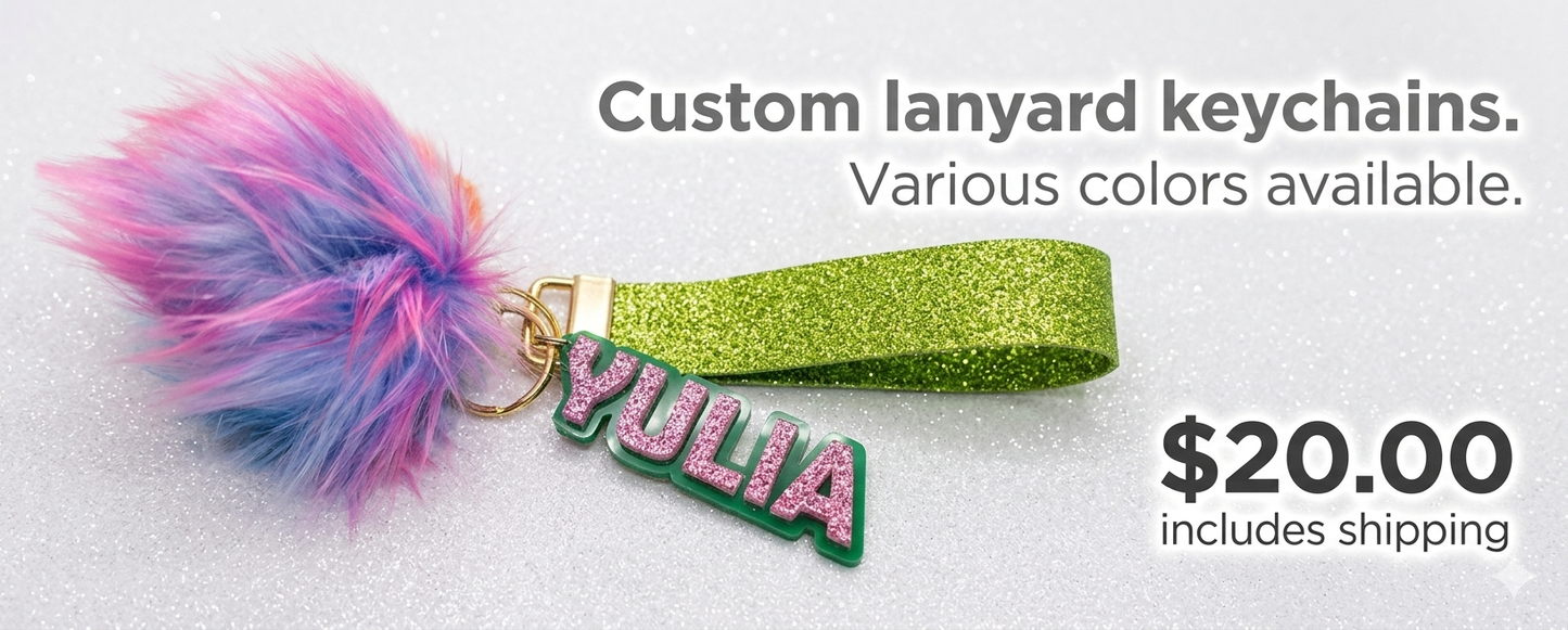 Wristlet-lanyard keychain
