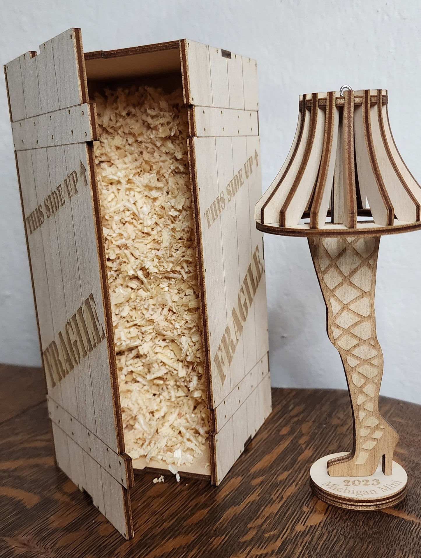 Leg Lamp with Crate